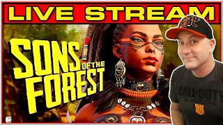 Sons of the Forest Live Stream Gameplay. NEW Sequel to Survival horror the Forest!