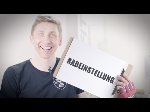 Sattel, Lenker und Pedale einstellen