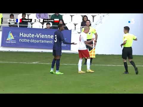 France vs Poland 3 carton rouge