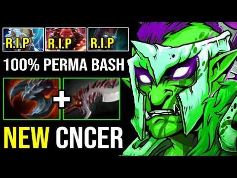 OMG PERMA BASH 280% Lifesteal + MAX Speed Troll Warlord Destroyed Everyone NEW IMBA DotA 2