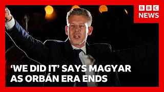 Orbán era swept away by Peter Magyar's election landslide in Hungary | BBC News