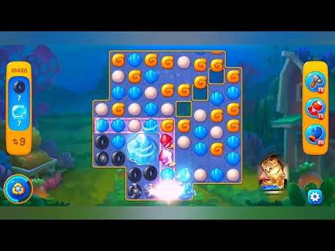 Fishdom, 10460 level,no Booster - 10460 уровень, прохождение без бустеров.