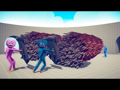 2x POPPY PLAYTIME MIRROR SHIELD vs EVERY GOD - TABS | Totally Accurate Battle Simulator