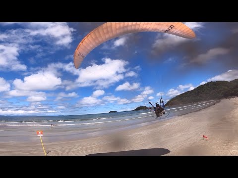 Voo 205 de Paramotor IKE Costa com chasecam em Bertioga - 12/02/22