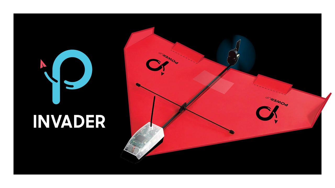 How to Fold Invader — Paper Airplane — Works With PowerUp 2.0, 4.0