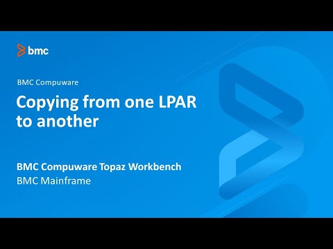 BMC Compuware Topaz Workbench - Copying from one LPAR to another