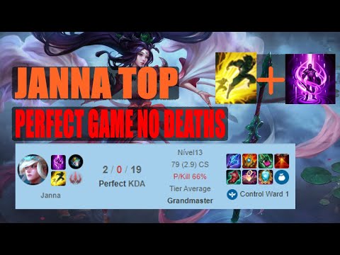 AP0CALYPSE PLAYS JANNA TOP IN GRANDMASTER