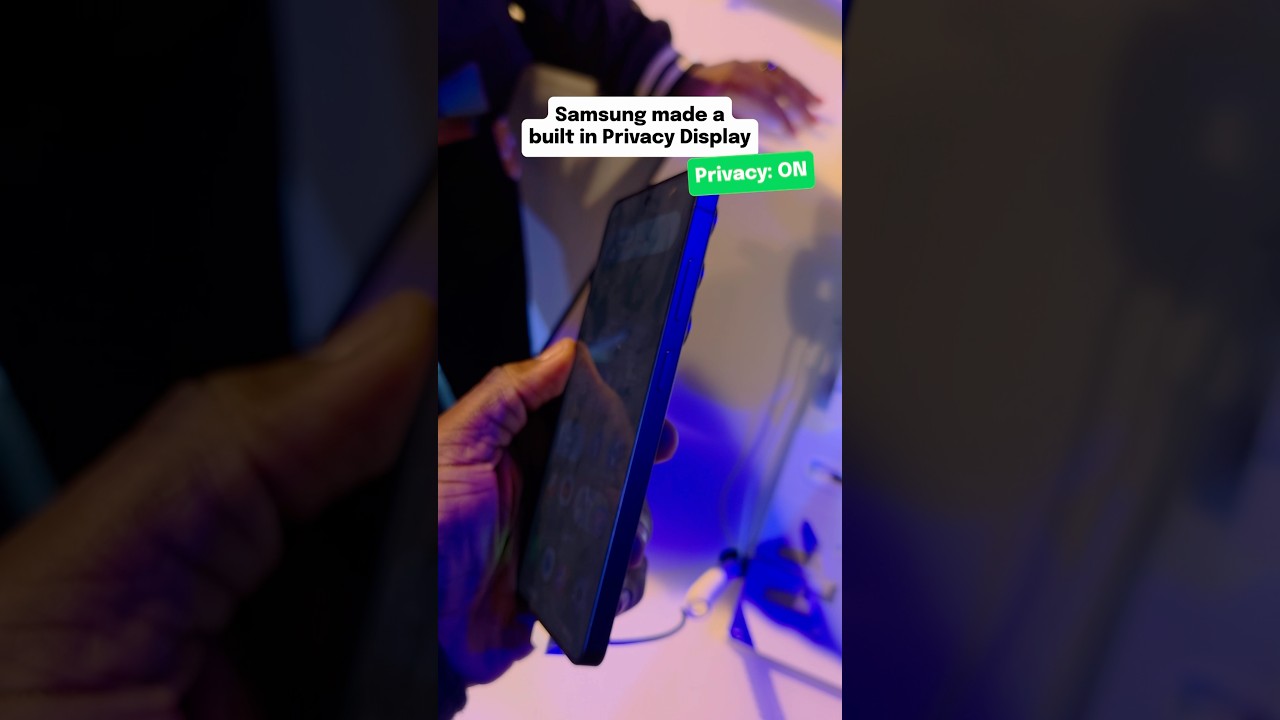Samsung Galaxy S26 Ultra - Privacy Display Hands On #shorts