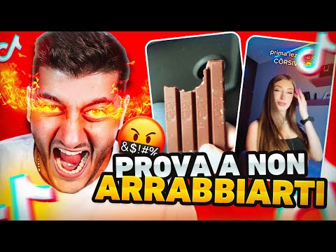 PROVA a NON ARRABBIARTI su TIKTOK! 🤬 (IMPOSSIBILE)