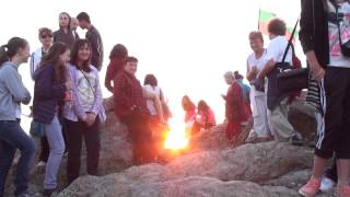 preview picture of video 'Тракийското светилище на Зайчи връх в началото на най-дългия ден'