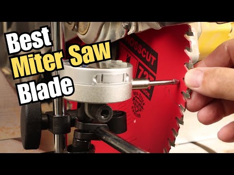 Miter Saw Blade Comparison Which is the best Freud Chop Saw Woodworking Blade? #woodworking