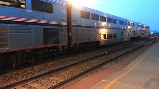 preview picture of video 'Amtrak CALIFORNIA ZEPHYR at Osceola, Iowa'