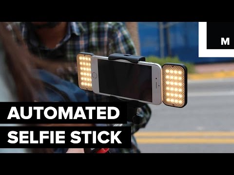 This Selfie Stick Gives You Beauty Lighting and Wind-Blown Hair