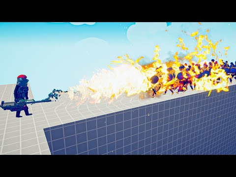 FLAMETHROWER vs 100x UNIT | TABS - Totally Accurate Battle Simulator