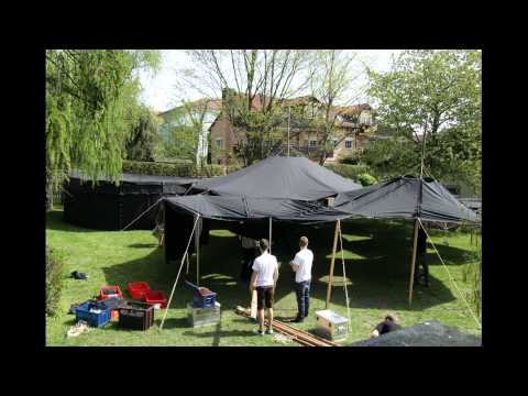 FvA - Aufbau Jurtenburg "Tanz in den Mai" 2012