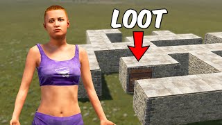 CONSTRUI UNA BASE LABERINTO EN SOLITARIO 😱