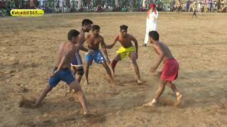 Bhinder (Moga) Full Kabaddi Tournament 13 Sep 2016