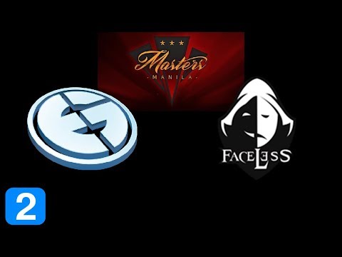 EG vs Faceless Game 2  Masters Manila 2017 Highlights Dota 2