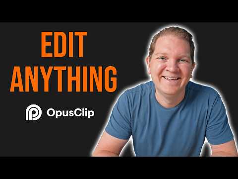 OpusClip is NOT Just for Shorts (Full Video Editing!)
