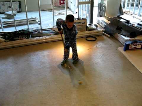 6 year old sick stick handling