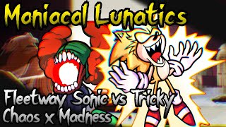 Maniacal Lunatics [ Chaos x Madness | Fleetway Sonic vs Tricky ] Friday Night Funkin&#39; Mashup