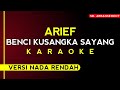 Arief - Benci Kusangka Sayang [Karaoke Versi nada rendah] High Audio Quality!!