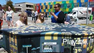 Student from Athenee de Luxembourg play their street piano