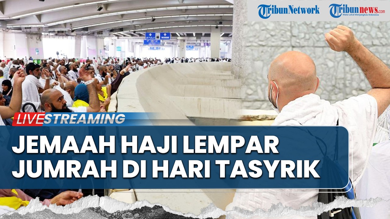 Puncak Ibadah Haji 2026: Jemaah Haji Lempar Jumrah pada Hari Pertama Tasyrik