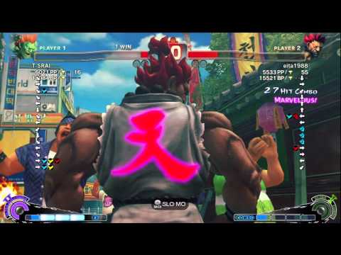 T SRAI (Blanka) vs Eita (Akuma) - AE 2012 Endless Matches *720p HD*