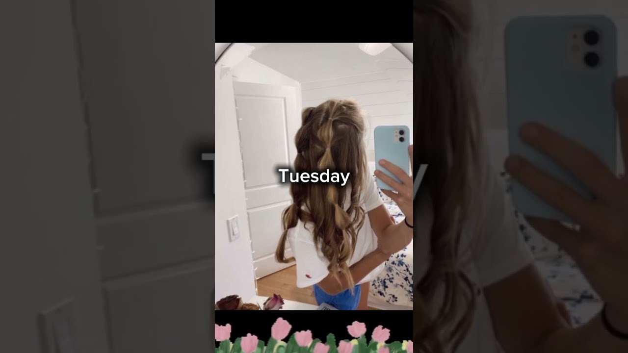 Hairstyles of the week #hairstyle #preppy #cute #shorts #fyp