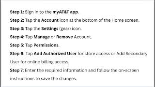 How to Add an Authorized User on the AT&T App – Manage Account Access & Permissions