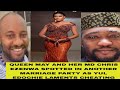 QUEEN MAY AND HER MD CHRIS EZENWA SPOTTED IN ANOTHER MARRIAGE PARTY AS YUL EDOCHIE LAMENTS CHEATING