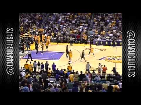 Throwback: Allen Iverson vs Shaquille O'Neal Full Duel Highlights 2001 Finals G1 - 76ers at Lakers