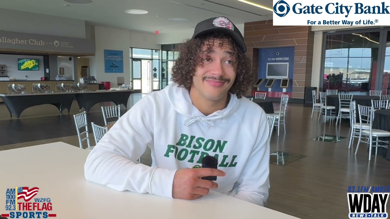 Gate City Bank Fan Cam: "Everything about NDSU never changes" Bison WR Henderson on NDSU's success