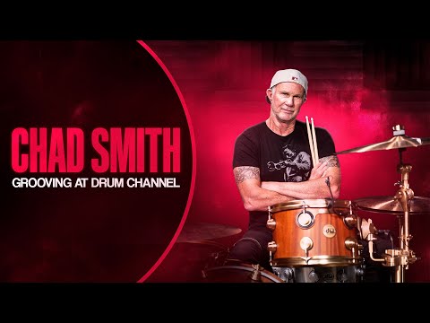 Chad Smith Grooving at Drum Channel! (Groove 2 of 3)