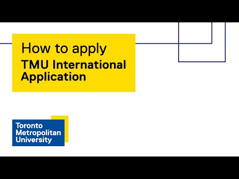 How to apply: TMU International Application