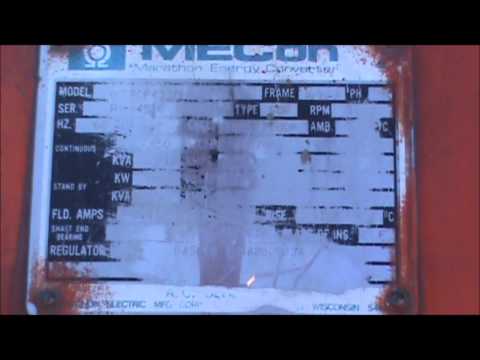 Detroit Diesel 16V149NA 650kW (Cont), 480V Open Diesel Generator Set