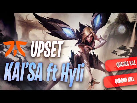 FNC UPSET | 2 QUADRA KILLS ON KAI'SA ft. HYLISSANG