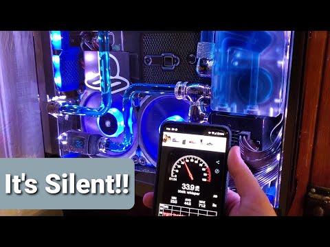 How Fast and Quiet is My Water Cooled PS4 Pro