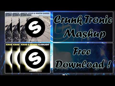 Dimitri Vegas & Like Mike, Martin Garrix vs R3hab & Deorro - Tremor Flashlight (Crunk Tronic Mashup)