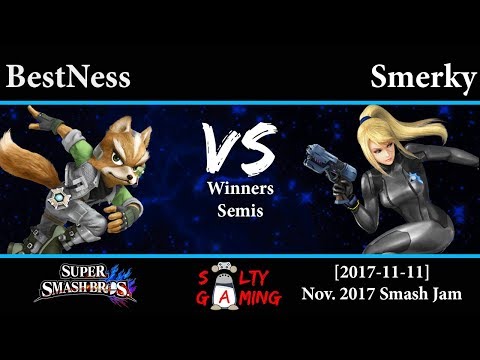 [2017-11-11] Wii U - BestNess (Fox, Diddy Kong) vs Smerky (Zero Suit Samus) WS