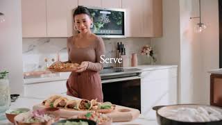 Cafe 30" Smart Slide-In, Front-Control, Induction and Convection Range with In-Oven Camera Platinum Glass CHS90XM2NS5 Picture
