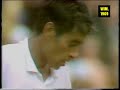 Pancho Gonzales beats Charlie Pasarell at 1969 Wimbledon, 22-24, 1-6, 16-14, 6-3, 11-9
