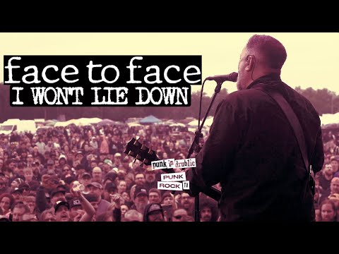 FACE TO FACE - I WON'T LIE DOWN - PUNK IN DRUBLIC, AUSTIN 2023 - FULL SONG WITH LYRICS - 4K