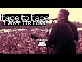 FACE TO FACE - I WON'T LIE DOWN - PUNK IN DRUBLIC, AUSTIN 2023 - FULL SONG WITH LYRICS - 4K
