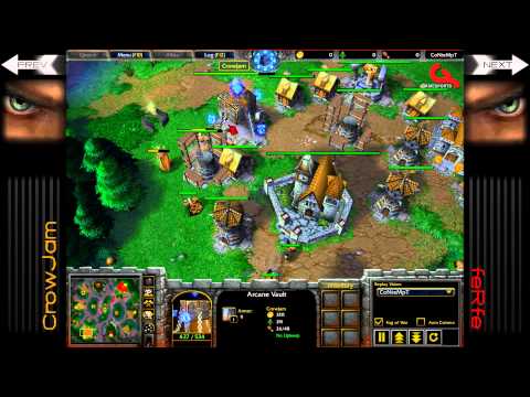[WarCraft III] ShoutCast #12 | Crowjam vs feRfe | [german] by FynnFTW