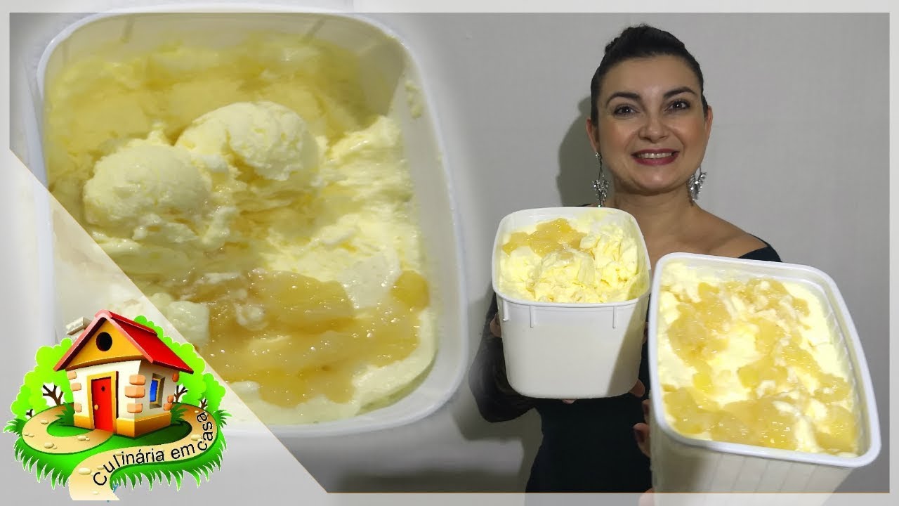 SORVETE COM APENAS 1 GELATINA - RENDE 4 LITROS - Culinária em Casa