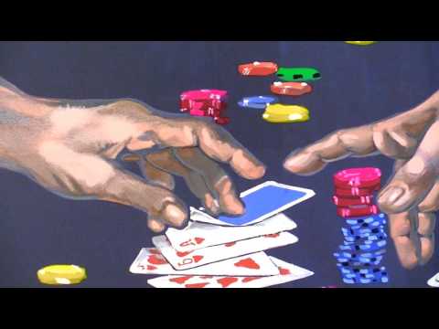 Swierzy, "First Gamble" Hand Signed and Numbered Lithograph on Paper at Art and Coin TV