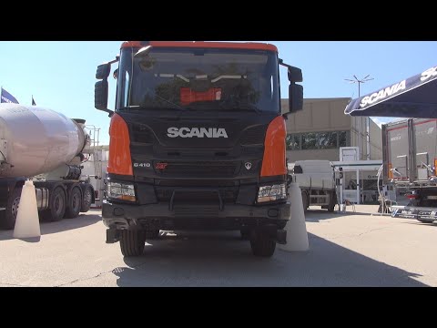 Scania G 410 XT B8x4HZ CG14L Tipper Truck (2021) Exterior and Interior