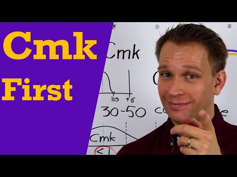 Use Cmk First when improving the Cpk of a process | Machine capability use explained